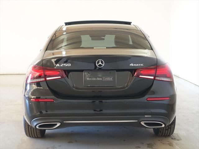 A250 4MATIC セダン レザーエクスクルーシブパッケージ・レーダーセーフティパッケージ・アドバンスドパッケージ・ナビゲーションパッケージ