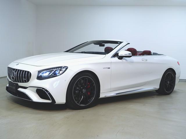 S63 4マチックプラス カブリオレ  ダークブルーソフトトップ